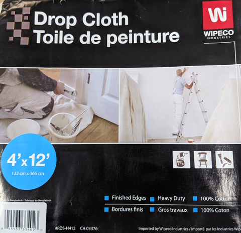 4 x 12 Canvas Drop Cloth